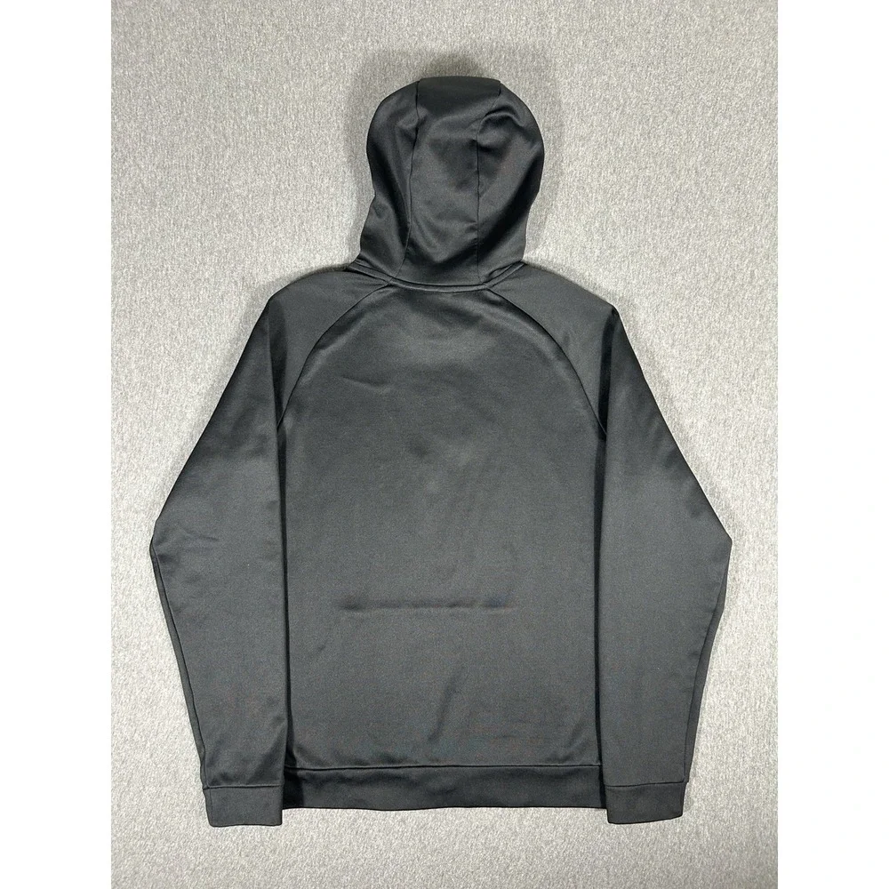 Nike Dri-Fit Mens Black Pullover Hoodie Athletic Drawstring Casual‎ Wear M
